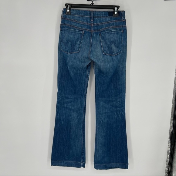 Citizens of Humanity Bootcut Jeans Stretch Low Rise Whiskered USA Made Women 26 - Picture 5 of 14